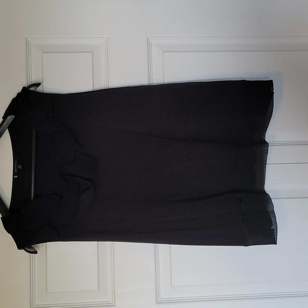 Anne Klein size 2X sleeveless black tunic
